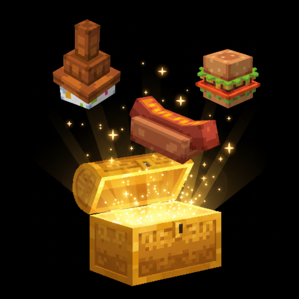 กุญแจสุ่มแฟชัน Junk Food